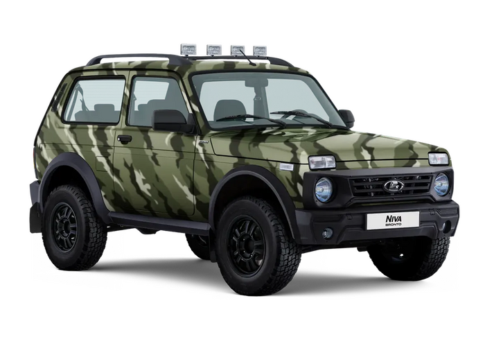 Lada Niva Legend Bronto Комбинированный: зеленый, темно зеленый, светло бежевый, черный "Джунгли"